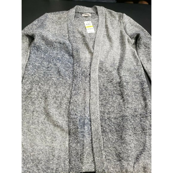 Style & Co Women's Ombre Open-Front Cardigan Sweater Black Combo Size M Medium - Picture 3 of 5